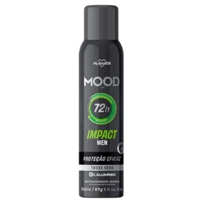 Des. mood aer 150ml 0% aluminio men impact* *