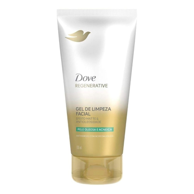 Gel limpeza facial dove regen matte anti oleosid. 150ml