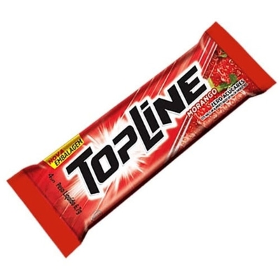 Chiclete topline stick morango c/20, arcor top line mentamor un