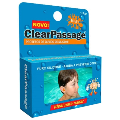 Protetor silicone kids 1 par clearpassage