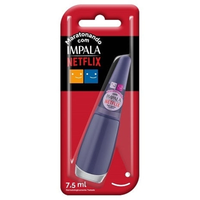 ESMALTE IMPALA MARATONANDO - SEM SPOILER - BL 7,5ML
