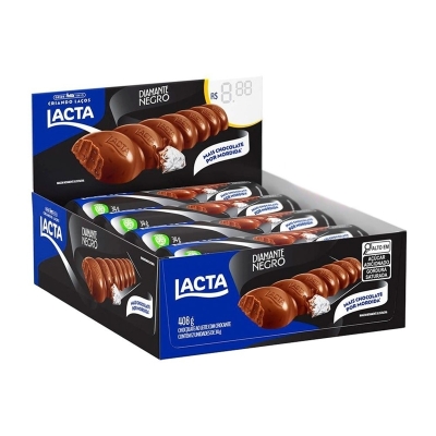Chocolate lacta tablet diamante negro 34g