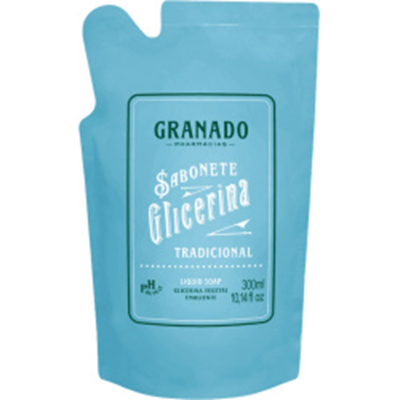 Sab. granado glicerina 300ml refil