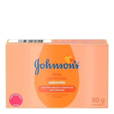Sab. inf. johnson baby 80g glicerinado