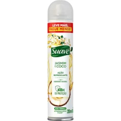 DESODORANTE SUAVE AERO FEM JASMIM E COCO 200ML
