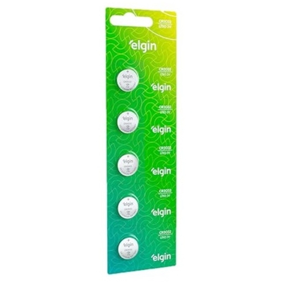 Bateria cr2032 elgin 3v 1un p/ aparelho glicose e balanca