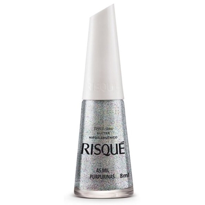 ESMALTE RISQUE PURPU GLIT MIL 8ML
