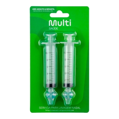 Seringa nasal multi c/2 und hc398 multilaser