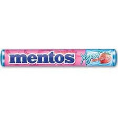 Bala mentos yogurt morango