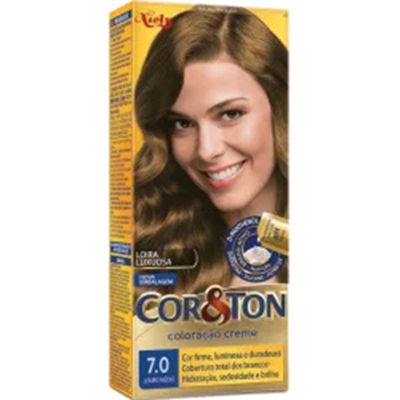 Tint. cor e ton 7.0 louro medio