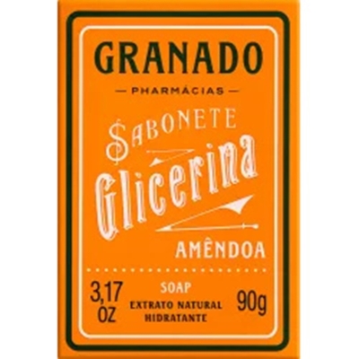 SABONETE GRANADO 90G GLICERINA/AMENDO