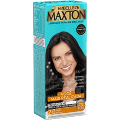Tint. maxton kit 2 preto natural