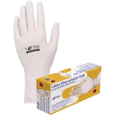 LUVA DESCARTAVEL DE PROCEDIMENTO LATEX TAM. G VOLK