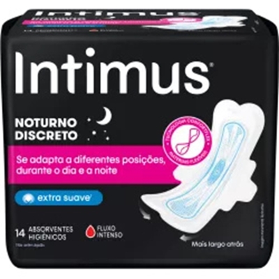 ABSORVENTE INTIMUS DIA/NOITE ULTRA FINO COM 14 UN