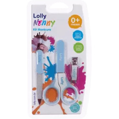 Kit manicure infantil lolly m
