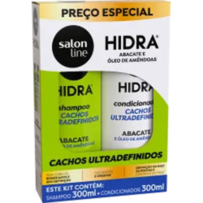 Sh. salon line 300ml hidra abacate+cond 300ml *