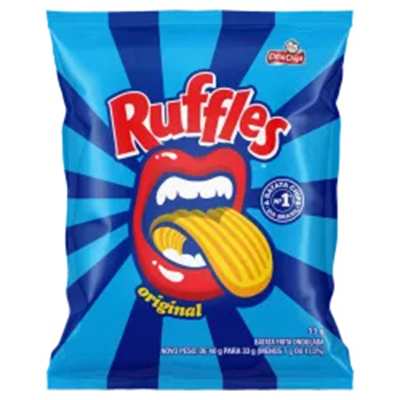 Batata ruffles com sal 33g pepsico - original. - un