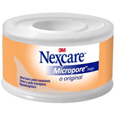 Fita micropore 3m 2.5x4.5m bege, 2,5x4,5m micropore bege