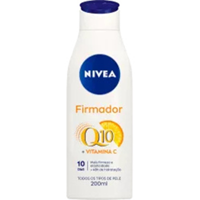 Hidr. nivea 200ml firmador q10 vitamina c tipo pele, completar apresentacao