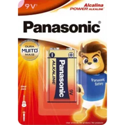 Bateria panasonic 9v alc 6lr6