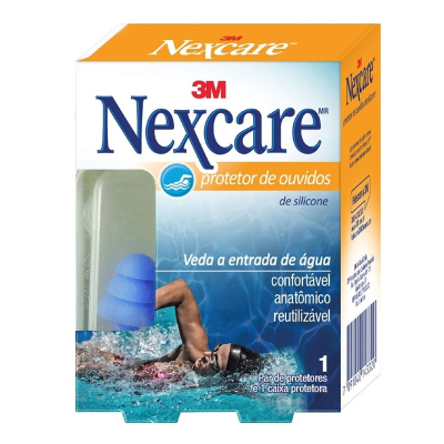 Protetor auditivo de silicone nexcare