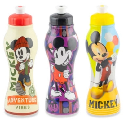 BRINQUEDO GARRAFA SQUEEZE SLEEVE PLASDURAN MICKEY 450ML REF 470755