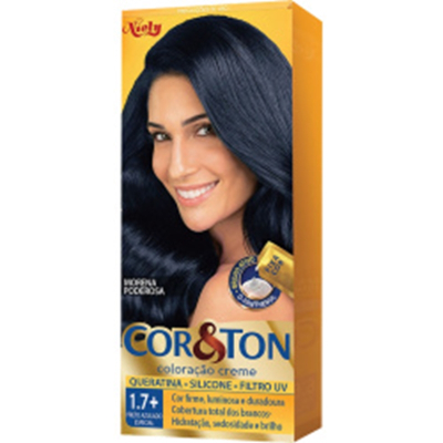 Tint. cor e ton 1.7 preto azul
