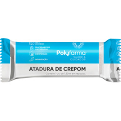 Atadura crepom polyfarma 10cmx1,80m
