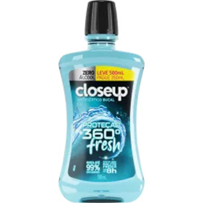 Enxaguante bucal close up ice s/alcool 500ml