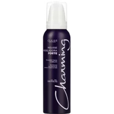 Mousse modeladora charming 14, spray fixa forte 140m
