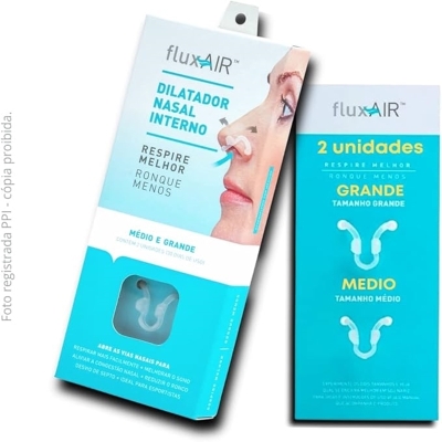 DILATADOR NASAL INTERNO MEDIO E GRANDE COM 2 UNIDADES