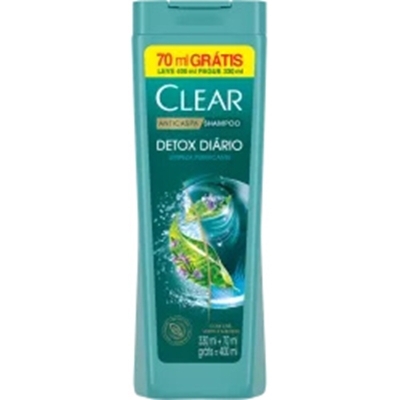 Sh. clear detox diario l400p300ml