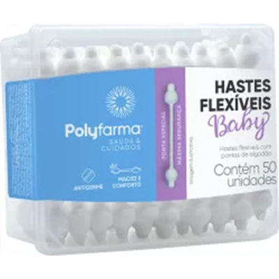 Hastes flex polyfarma 50un baby