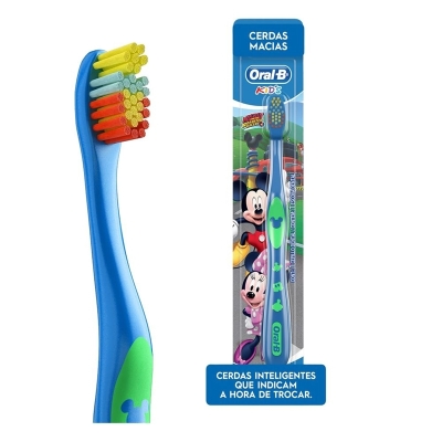 ESCOVA DENTAL INFANTIL ORAL B KIDS, ORAL B STAGES MICKEY E MINNIE
