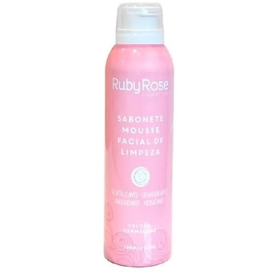SABONETE MOUSSE FACIAL DE LIMPEZA 150ML RUBY ROSE