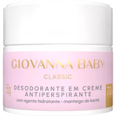 DESODORANTE GIOVANNA BABY CREME 055G CLASSIC ROSA