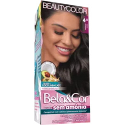 Tint. belacor sem amonia kit 04.0 cast med *