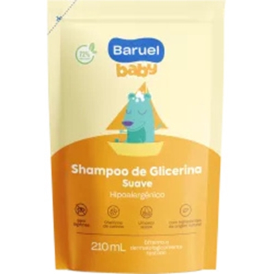 Sh. baruel 210ml glicerina suave refil