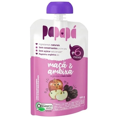 Papapa papinha maca ameixa 100g