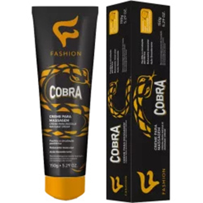 Cr. massagem fashion 150g cobra *