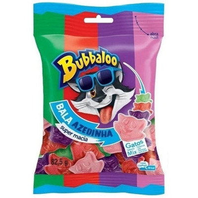 Bala bubbaloo 82,5g mix azedinha(e)