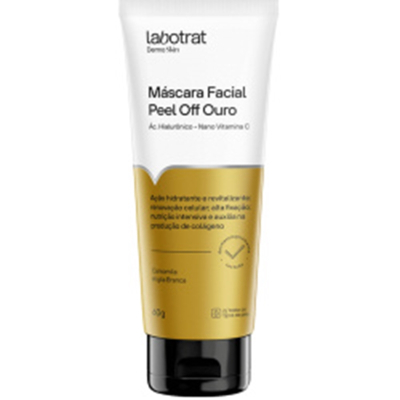 Mascara facial pell off 60g ouro *