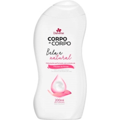 HIDRATANTE CORPO A CORPO 200ML BELA E NATURAL