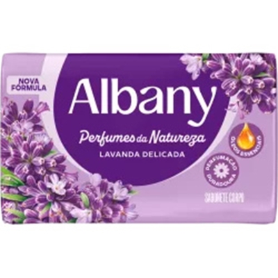 SABONETE ALBANY SUAVE 85G ROXO