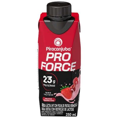 Whey piracanjuba zero lactose fruta verm 250ml