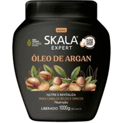 CREME SKALA 1KG OLEO DE ARGAN, TRATAMENTO SKALA ARGAN 1KG