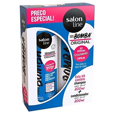 Sh. salon line 200ml sos bomba original+cond 200ml