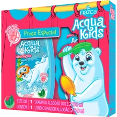 Sh. acqua kids 250ml algodao doce+cond