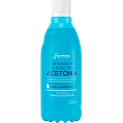 Acetona farmax 200ml a base acetona