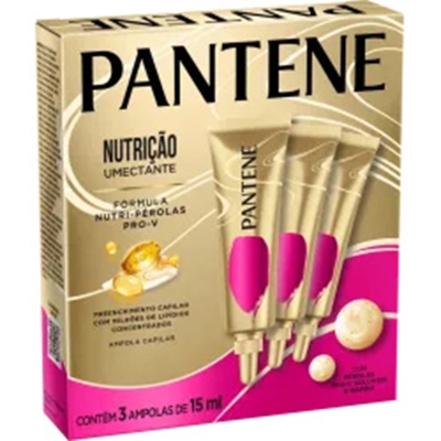 AMPOLA PANTENE FORCA/RECONSTRUCAO 3X15ML